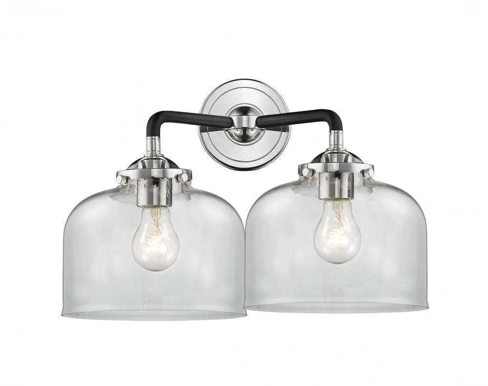 Large Bell 2 Light Bath Vanity Light