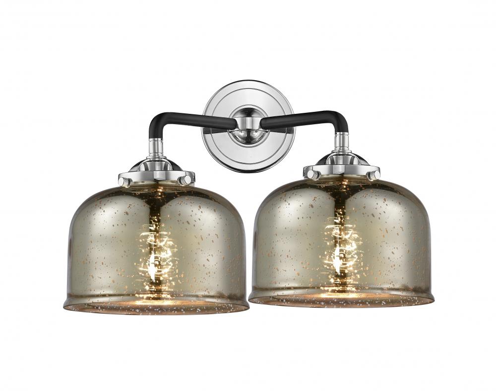 Large Bell 2 Light Bath Vanity Light