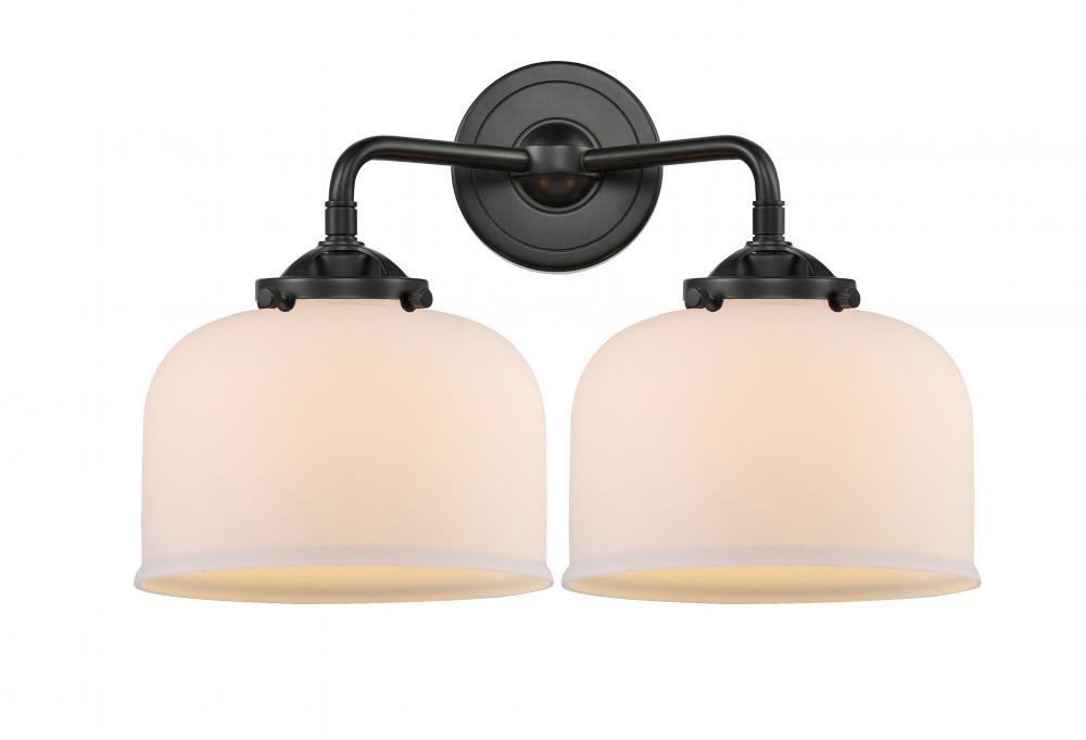Large Bell 2 Light Bath Vanity Light