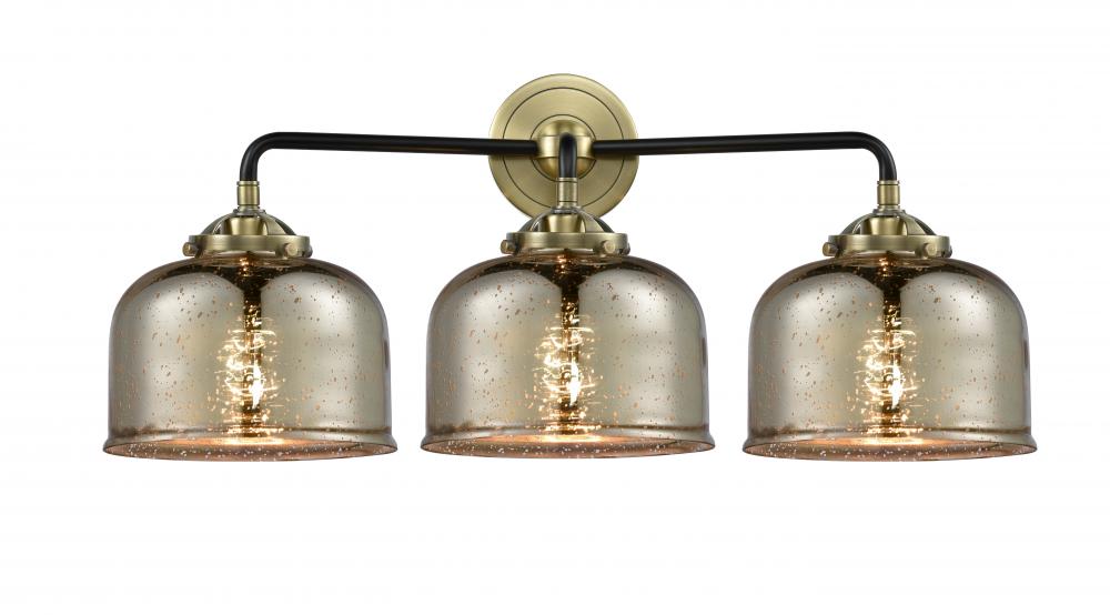 Large Bell 3 Light Bath Vanity Light
