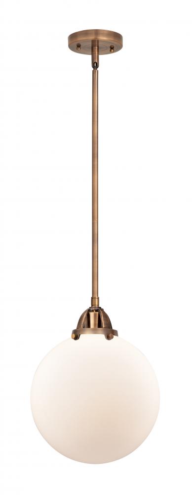 Beacon - 1 Light - 10 inch - Antique Copper - Stem hung - Mini Pendant
