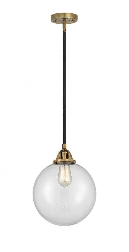 Beacon - 1 Light - 10 inch - Black Antique Brass - Stem hung - Mini Pendant