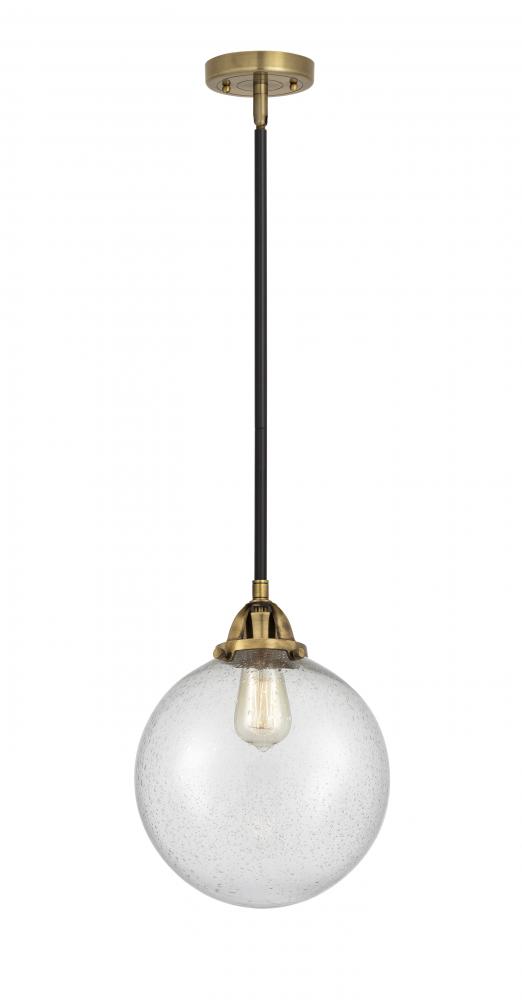 Beacon - 1 Light - 10 inch - Black Antique Brass - Stem hung - Mini Pendant
