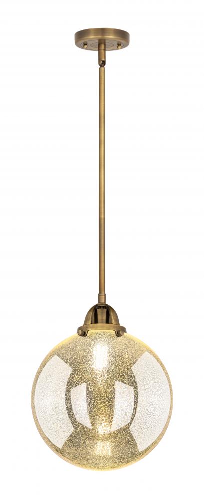 Beacon - 1 Light - 10 inch - Brushed Brass - Stem hung - Mini Pendant