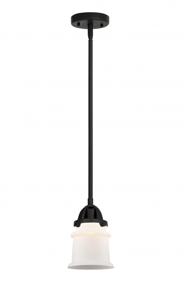 Canton - 1 Light - 5 inch - Matte Black - Stem hung - Mini Pendant