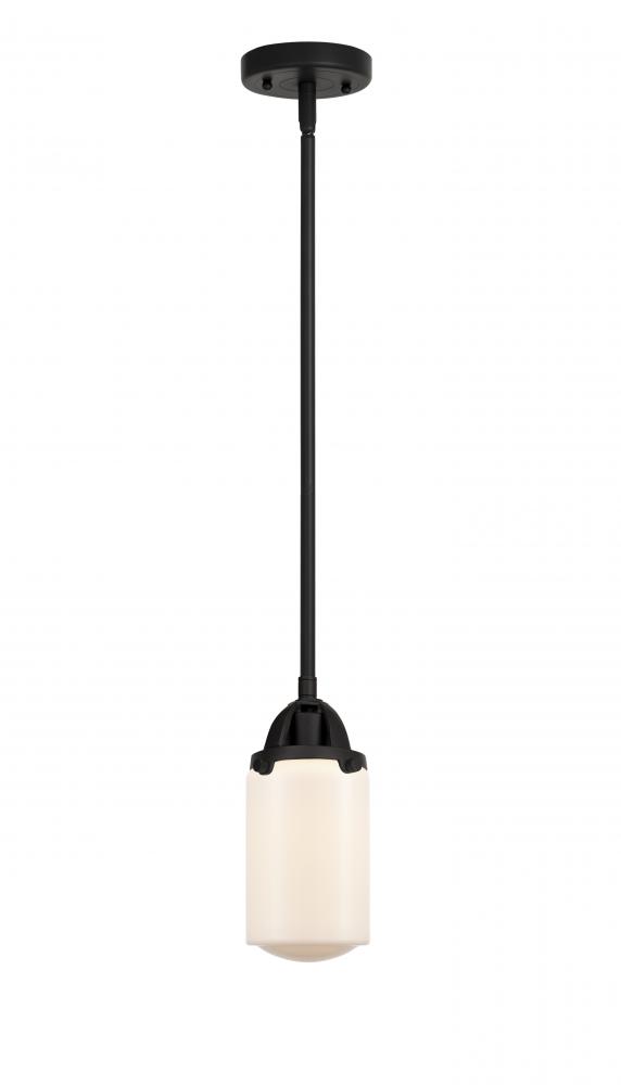 Dover - 1 Light - 5 inch - Matte Black - Stem hung - Mini Pendant