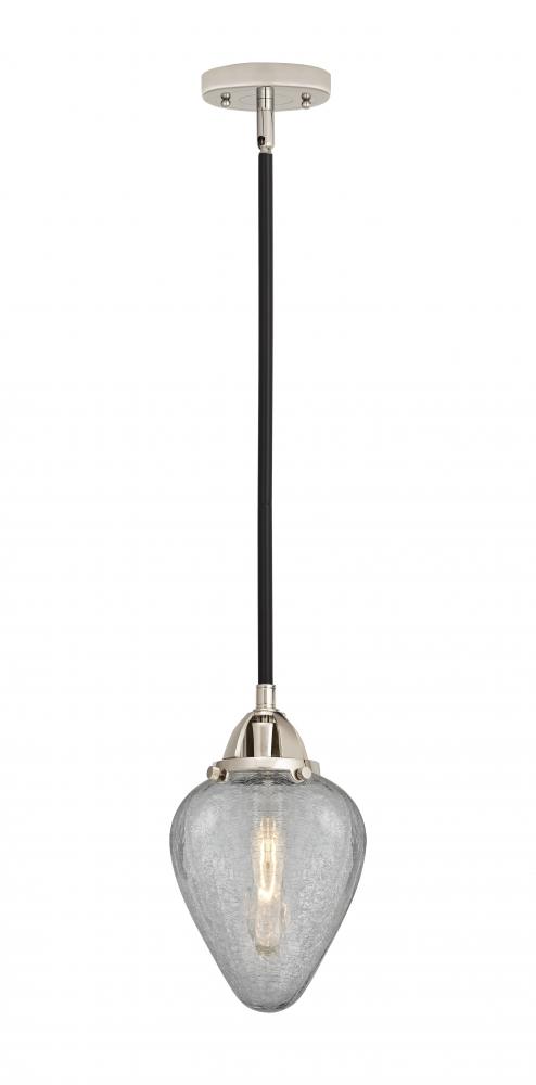 Geneseo - 1 Light - 7 inch - Black Polished Nickel - Stem hung - Mini Pendant