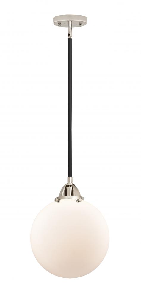 Beacon - 1 Light - 10 inch - Black Polished Nickel - Stem hung - Mini Pendant