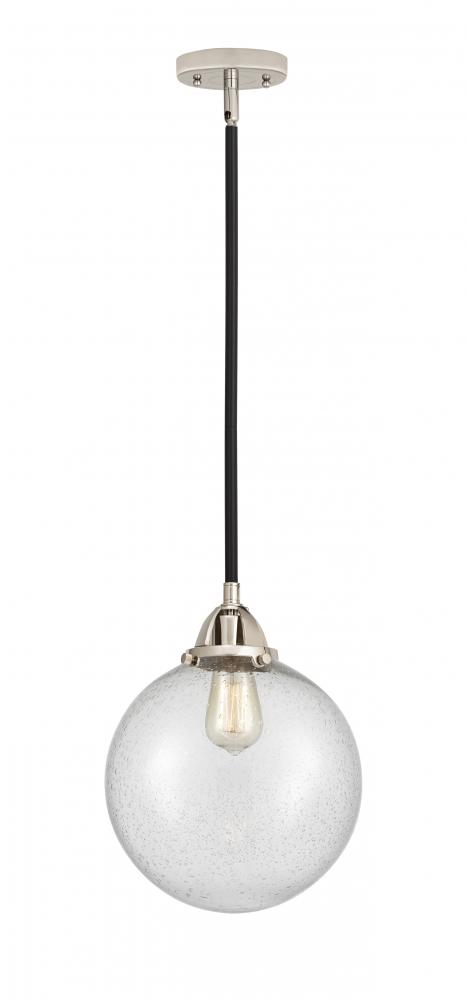 Beacon - 1 Light - 10 inch - Black Polished Nickel - Stem hung - Mini Pendant