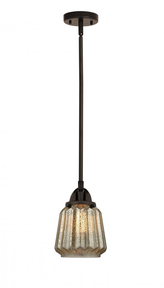 Chatham - 1 Light - 7 inch - Oil Rubbed Bronze - Stem hung - Mini Pendant