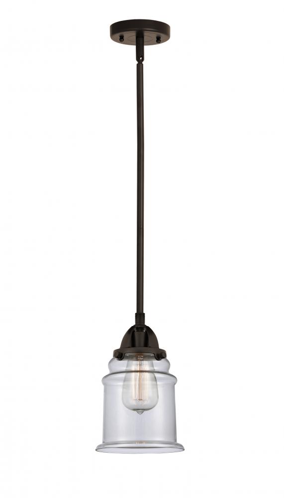Canton - 1 Light - 6 inch - Oil Rubbed Bronze - Stem hung - Mini Pendant