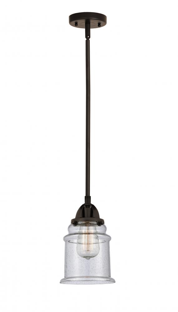 Canton - 1 Light - 6 inch - Oil Rubbed Bronze - Stem hung - Mini Pendant