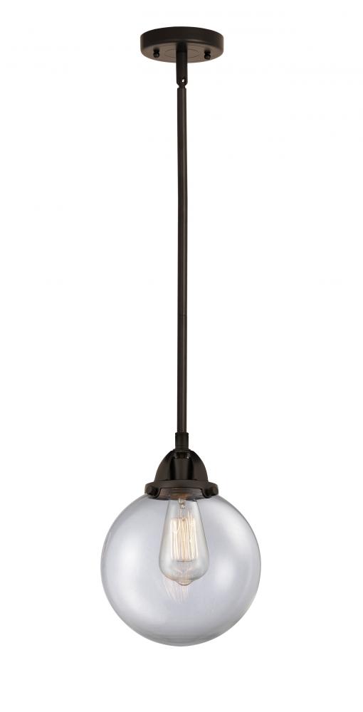 Beacon - 1 Light - 8 inch - Oil Rubbed Bronze - Stem hung - Mini Pendant