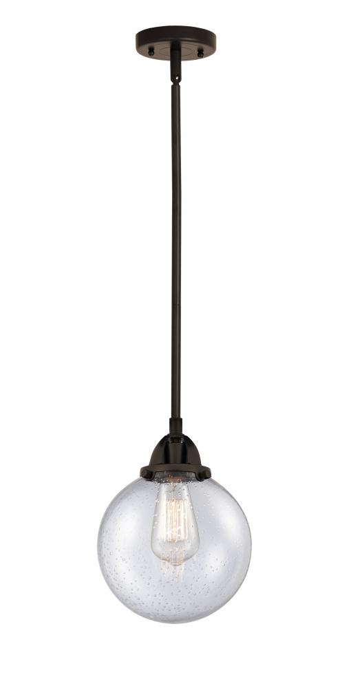 Beacon - 1 Light - 8 inch - Oil Rubbed Bronze - Stem hung - Mini Pendant
