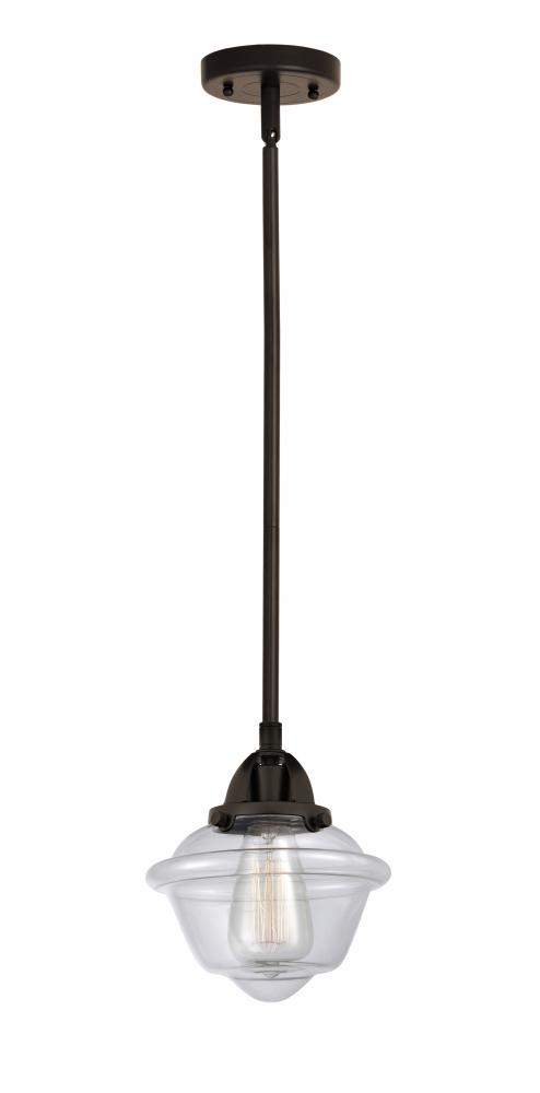 Oxford - 1 Light - 8 inch - Oil Rubbed Bronze - Stem hung - Mini Pendant
