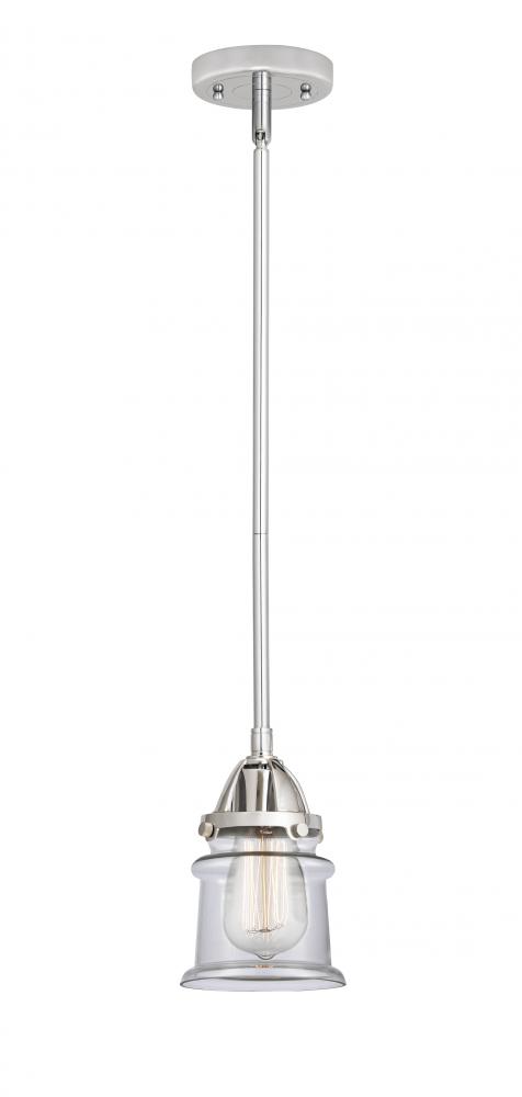 Canton - 1 Light - 5 inch - Polished Chrome - Stem hung - Mini Pendant
