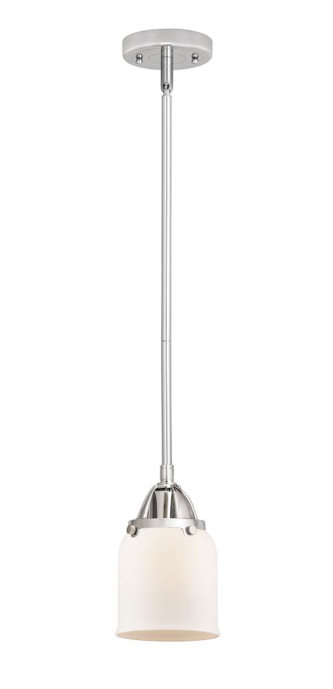 Bell - 1 Light - 5 inch - Polished Chrome - Stem hung - Mini Pendant