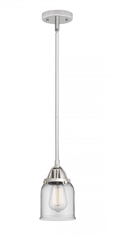 Bell - 1 Light - 5 inch - Polished Chrome - Stem hung - Mini Pendant