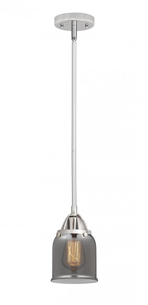 Bell - 1 Light - 5 inch - Polished Chrome - Stem hung - Mini Pendant