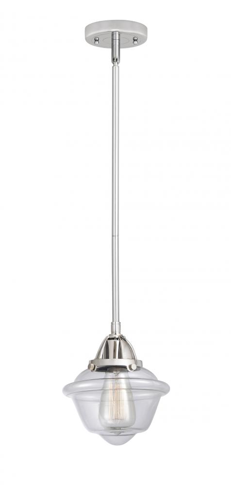 Oxford - 1 Light - 8 inch - Polished Chrome - Stem hung - Mini Pendant