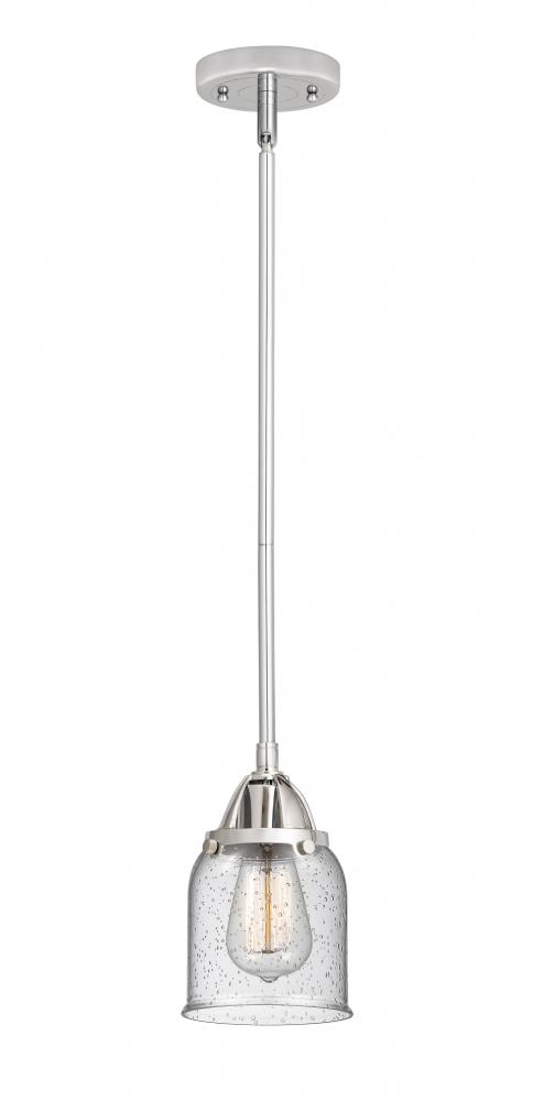 Bell - 1 Light - 5 inch - Polished Chrome - Stem hung - Mini Pendant