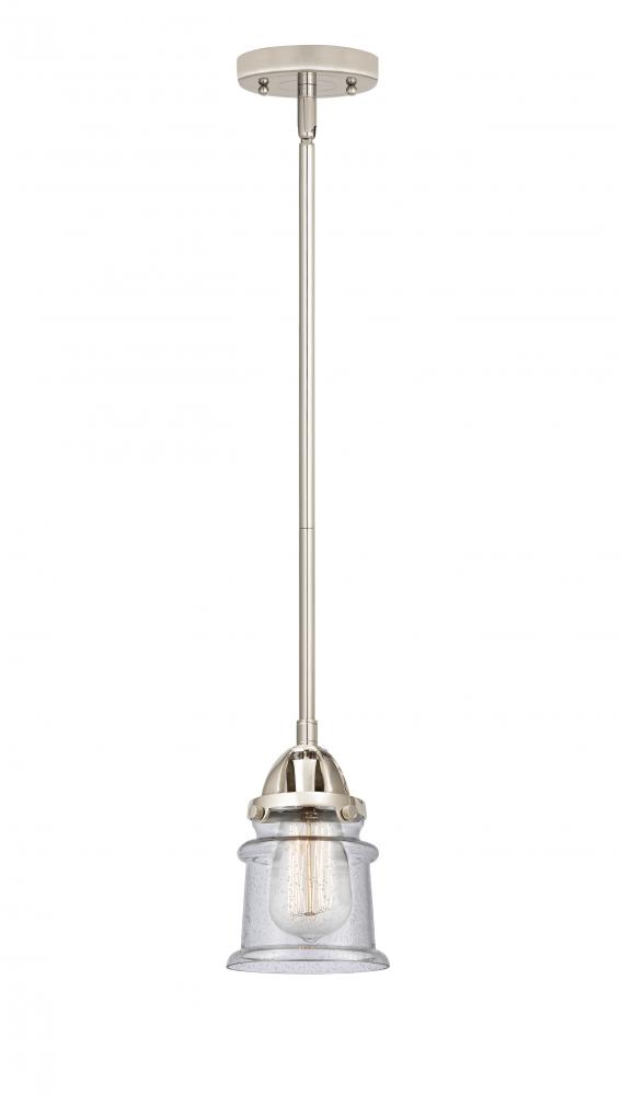 Canton - 1 Light - 5 inch - Polished Nickel - Stem hung - Mini Pendant
