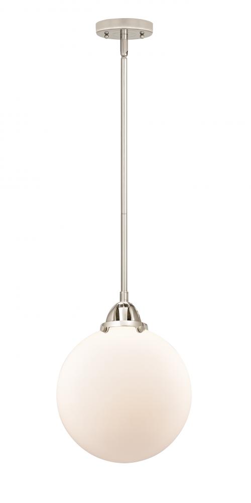 Beacon - 1 Light - 10 inch - Polished Nickel - Stem hung - Mini Pendant