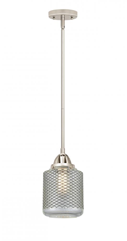 Stanton - 1 Light - 6 inch - Polished Nickel - Stem hung - Mini Pendant