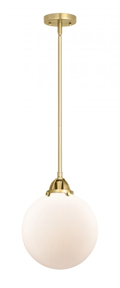 Beacon - 1 Light - 10 inch - Satin Gold - Stem hung - Mini Pendant