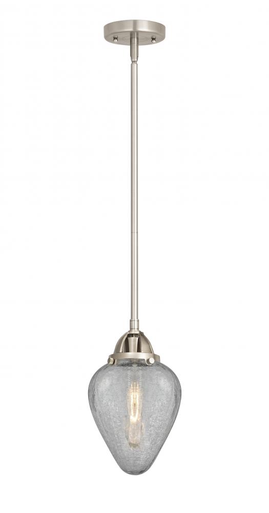 Geneseo - 1 Light - 7 inch - Brushed Satin Nickel - Stem hung - Mini Pendant