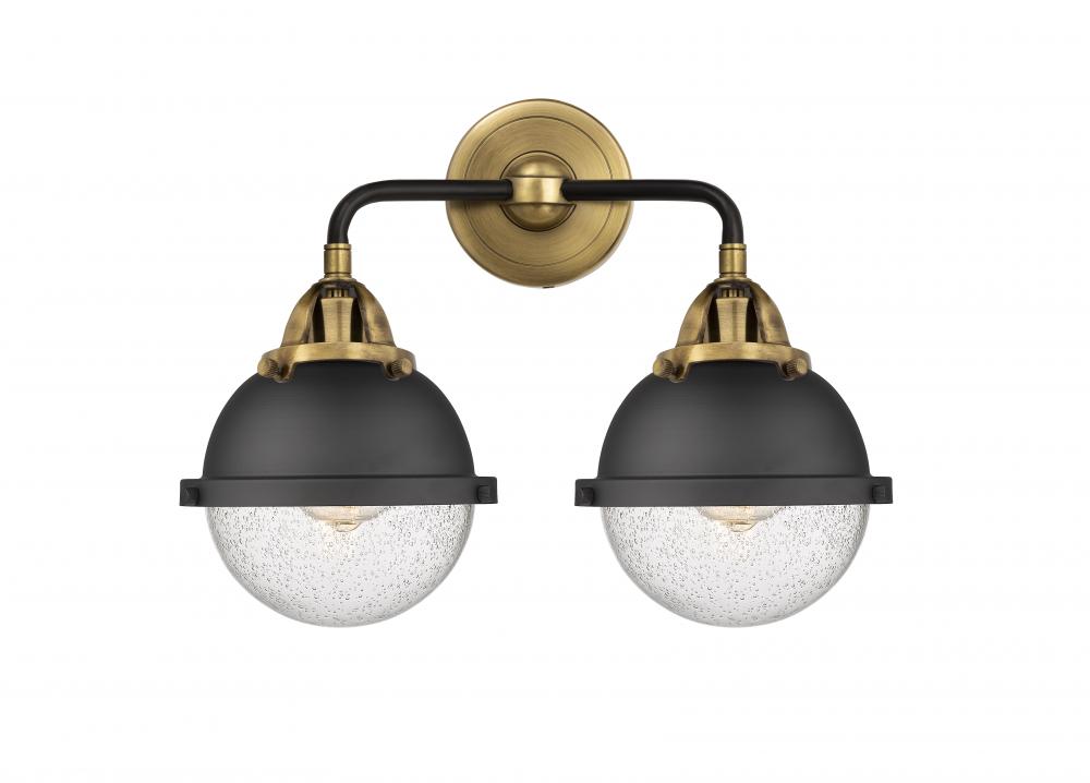 Hampden - 2 Light - 15 inch - Black Antique Brass - Bath Vanity Light