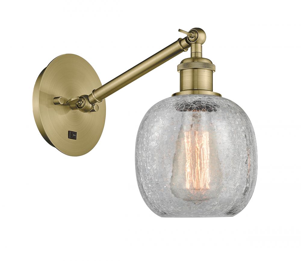 Belfast - 1 Light - 6 inch - Antique Brass - Adjustable Sconce