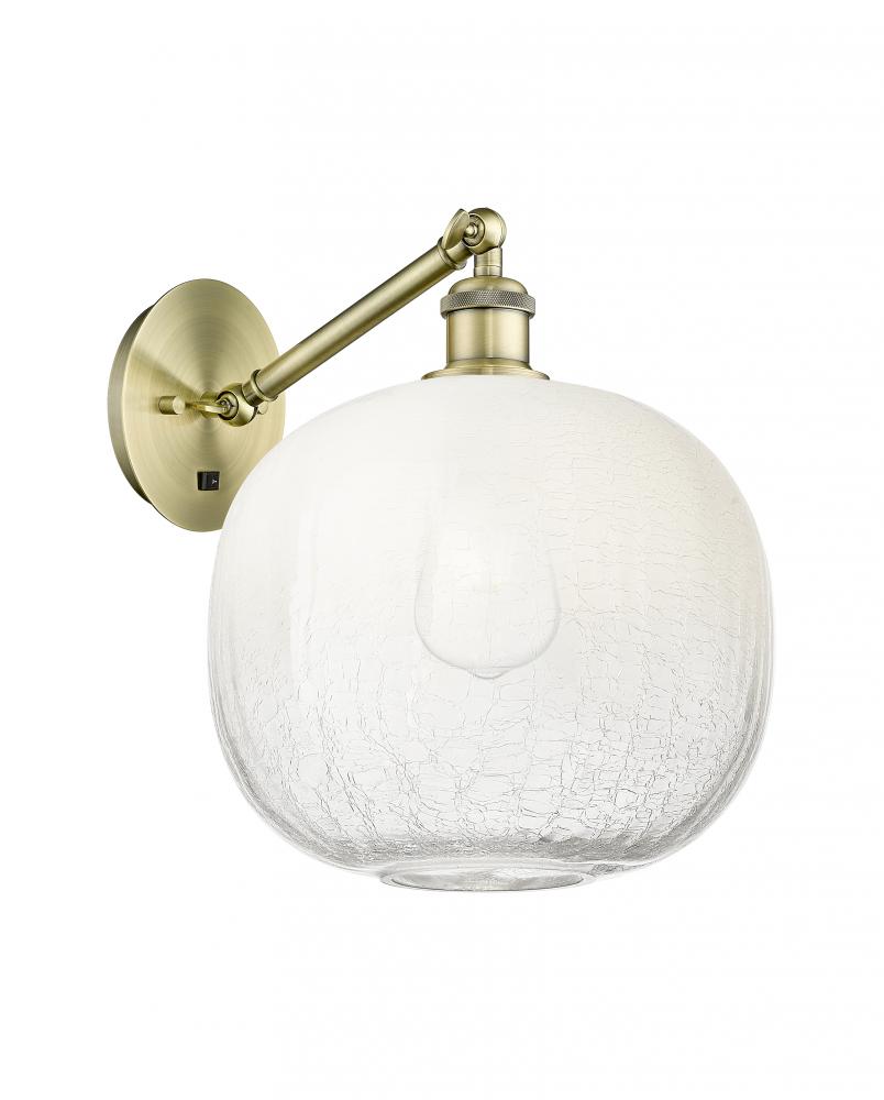 Brookhaven Sphere - 1 Light - 11 inch - Antique Brass - Sconce