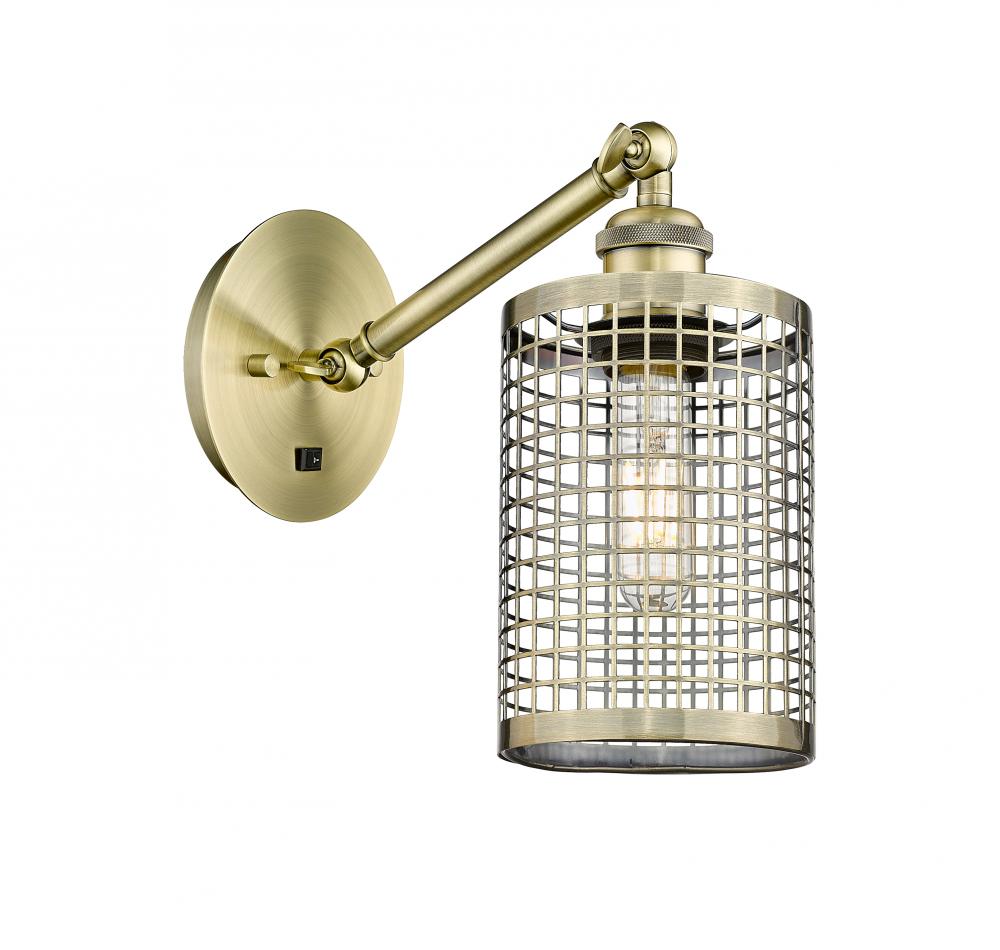 Nestbrook - 1 Light - 5 inch - Antique Brass - Adjustable Sconce