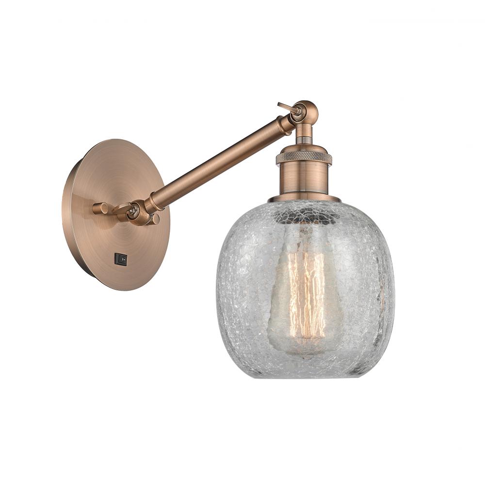 Belfast - 1 Light - 6 inch - Antique Copper - Adjustable Sconce