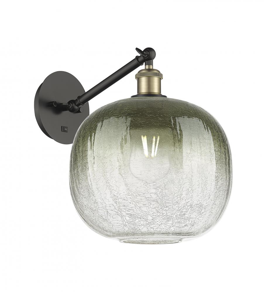 Brookhaven Sphere - 1 Light - 11 inch - Black Antique Brass - Sconce