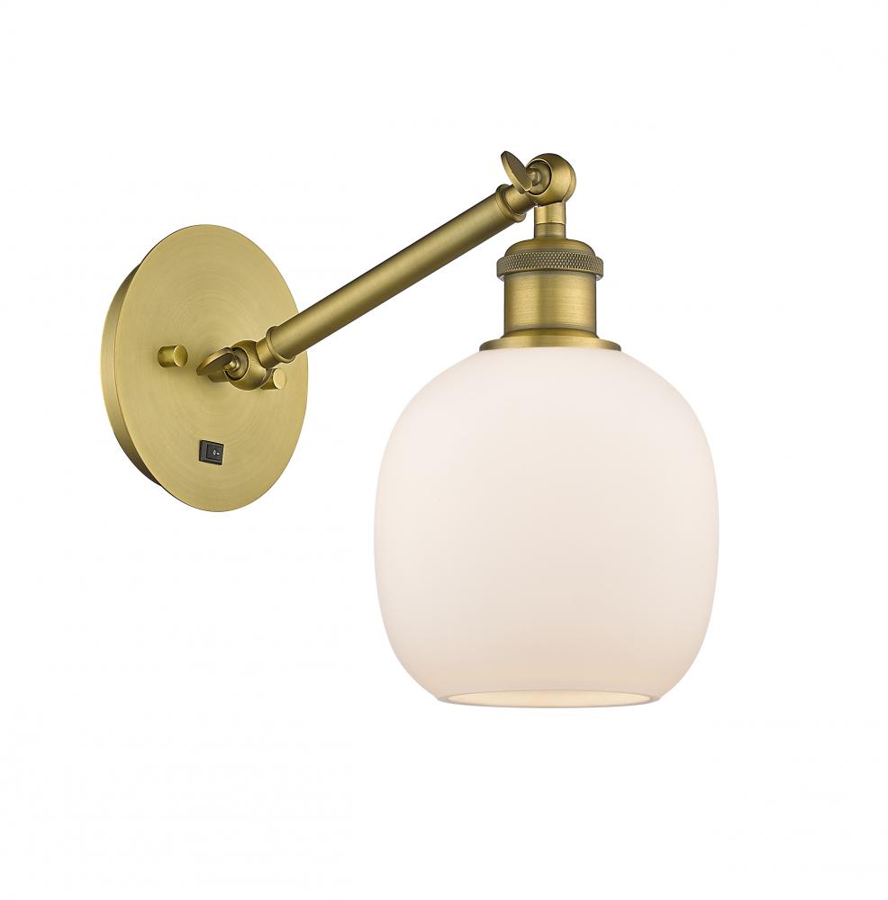 Belfast - 1 Light - 6 inch - Brushed Brass - Adjustable Sconce