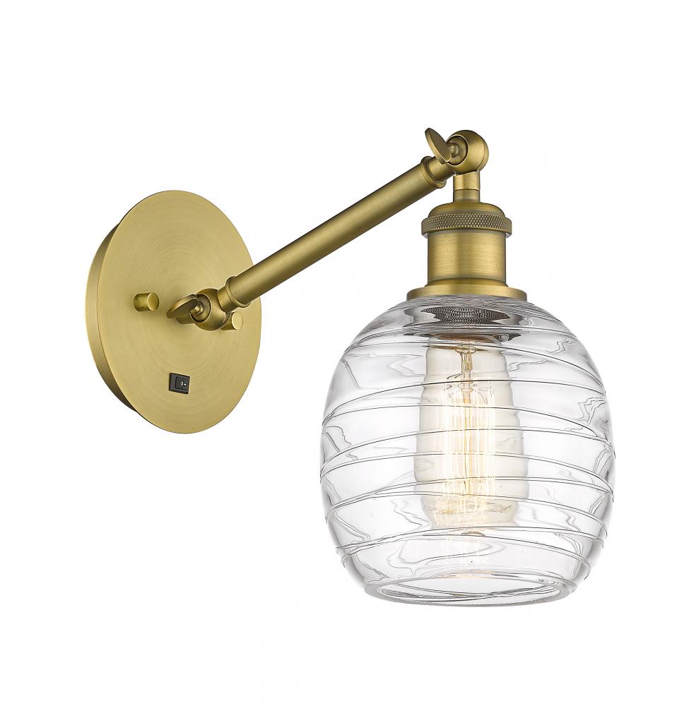 Belfast - 1 Light - 6 inch - Brushed Brass - Adjustable Sconce