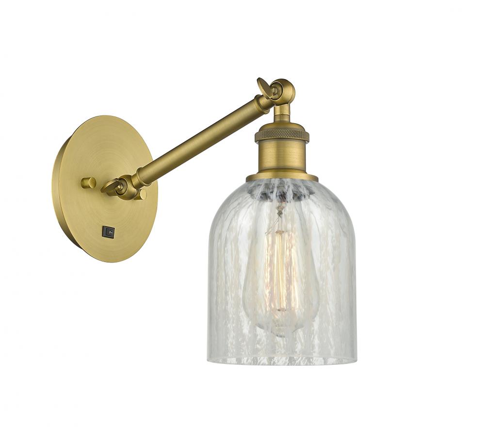 Caledonia - 1 Light - 5 inch - Brushed Brass - Adjustable Sconce