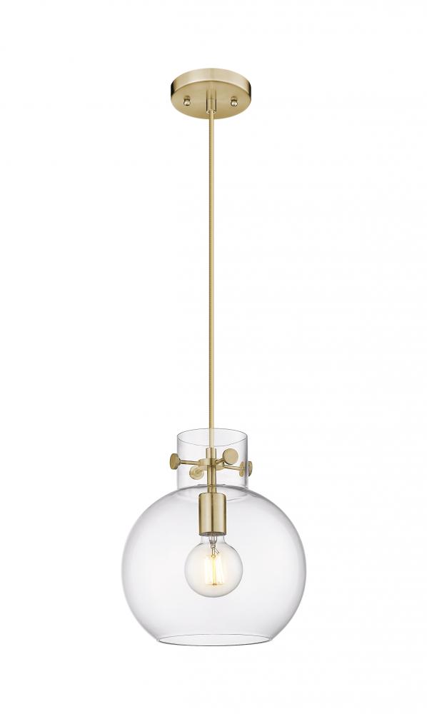 Newton Sphere - 1 Light - 10 inch - Champagne Bronze - Cord hung - Pendant