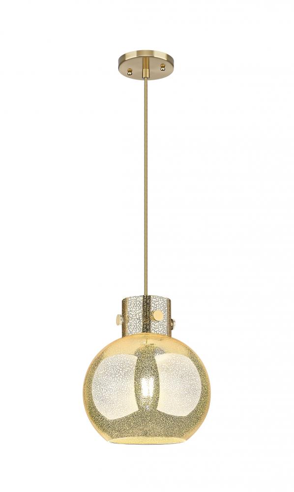 Newton Sphere - 1 Light - 10 inch - Champagne Bronze - Cord hung - Mini Pendant