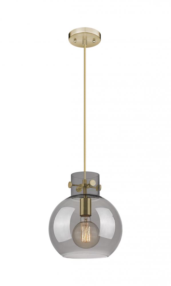 Newton Sphere - 1 Light - 10 inch - Champagne Bronze - Cord hung - Mini Pendant