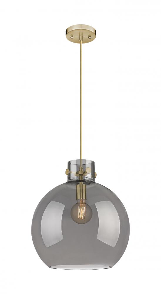 Newton Sphere - 1 Light - 14 inch - Champagne Bronze - Cord hung - Pendant