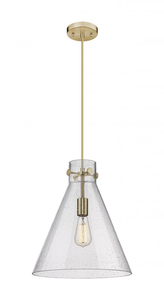 Newton Cone - 1 Light - 14 inch - Champagne Bronze - Cord hung - Pendant