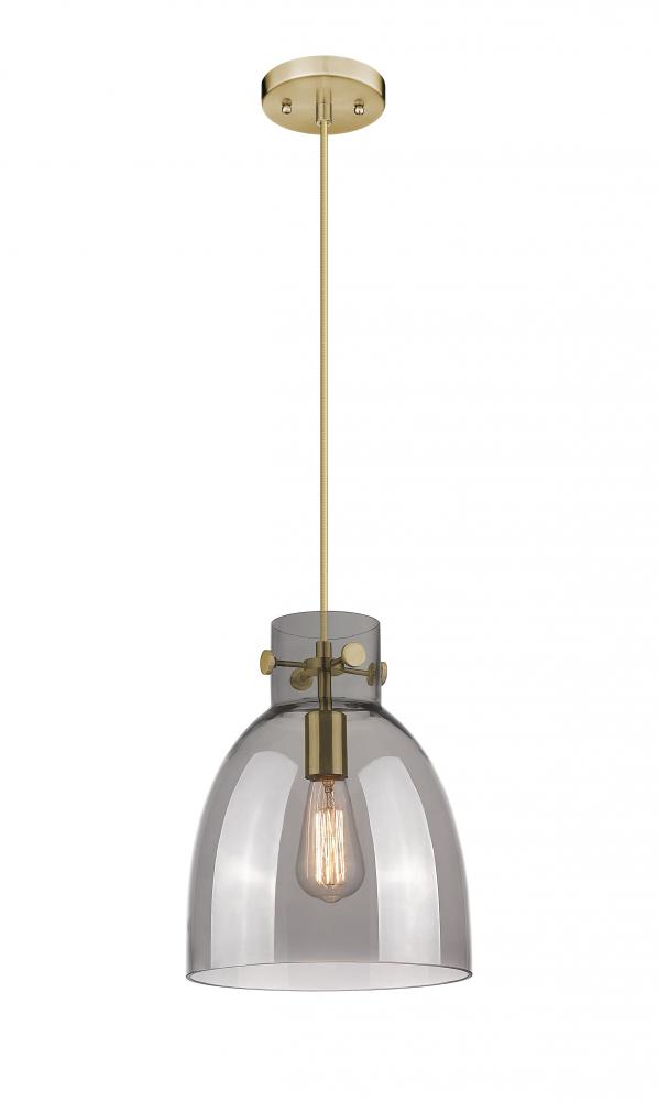 Newton Bell - 1 Light - 10 inch - Champagne Bronze - Cord hung - Pendant