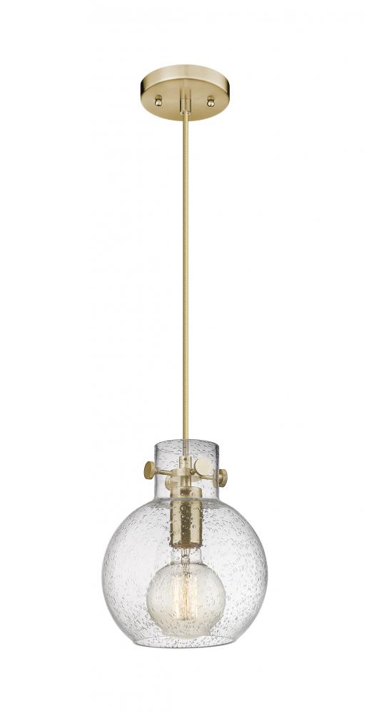Newton Sphere - 1 Light - 8 inch - Champagne Bronze - Cord hung - Mini Pendant