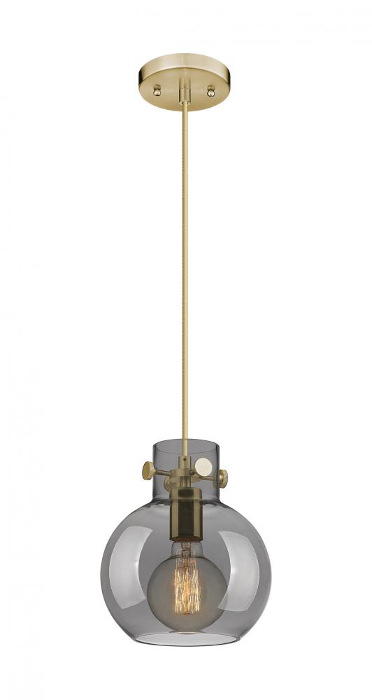 Newton Sphere - 1 Light - 8 inch - Champagne Bronze - Cord hung - Mini Pendant