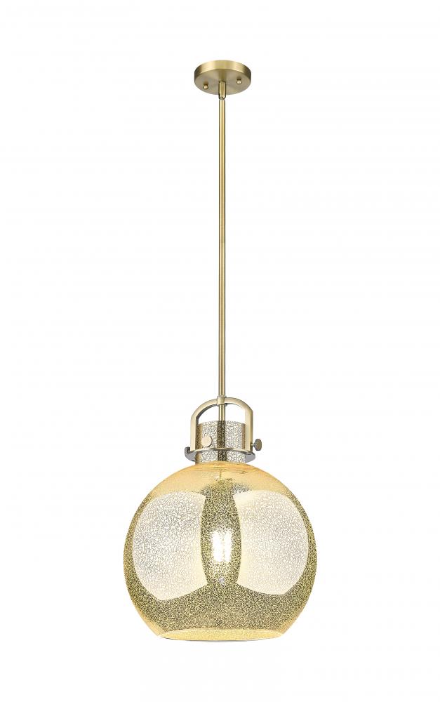 Newton Sphere - 1 Light - 14 inch - Brushed Brass - Pendant