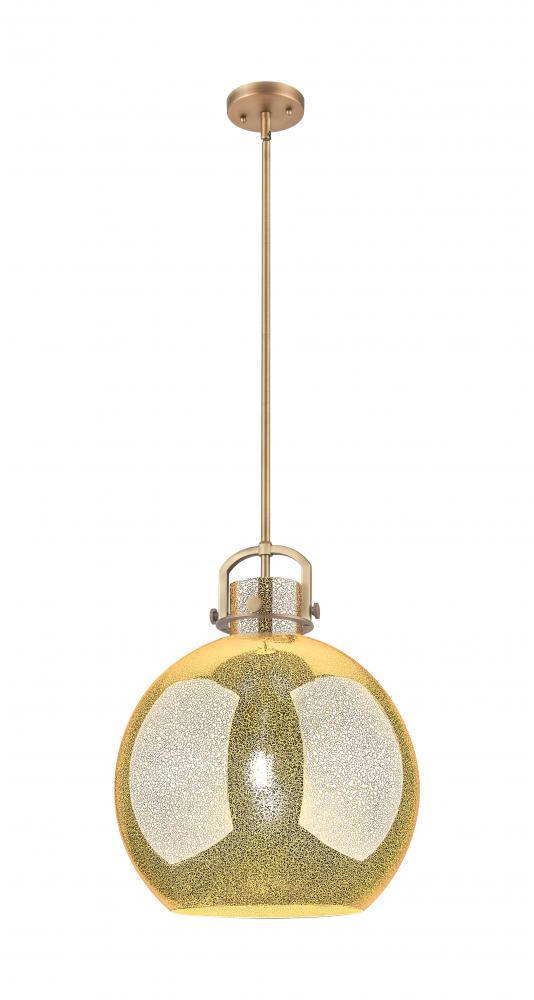 Newton Sphere - 1 Light - 16 inch - Brushed Brass - Pendant