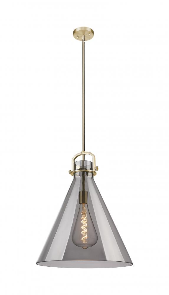 Newton Cone - 1 Light - 18 inch - Champagne Bronze - Pendant